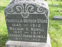 Nowill, William K. and Harriet (Parks)